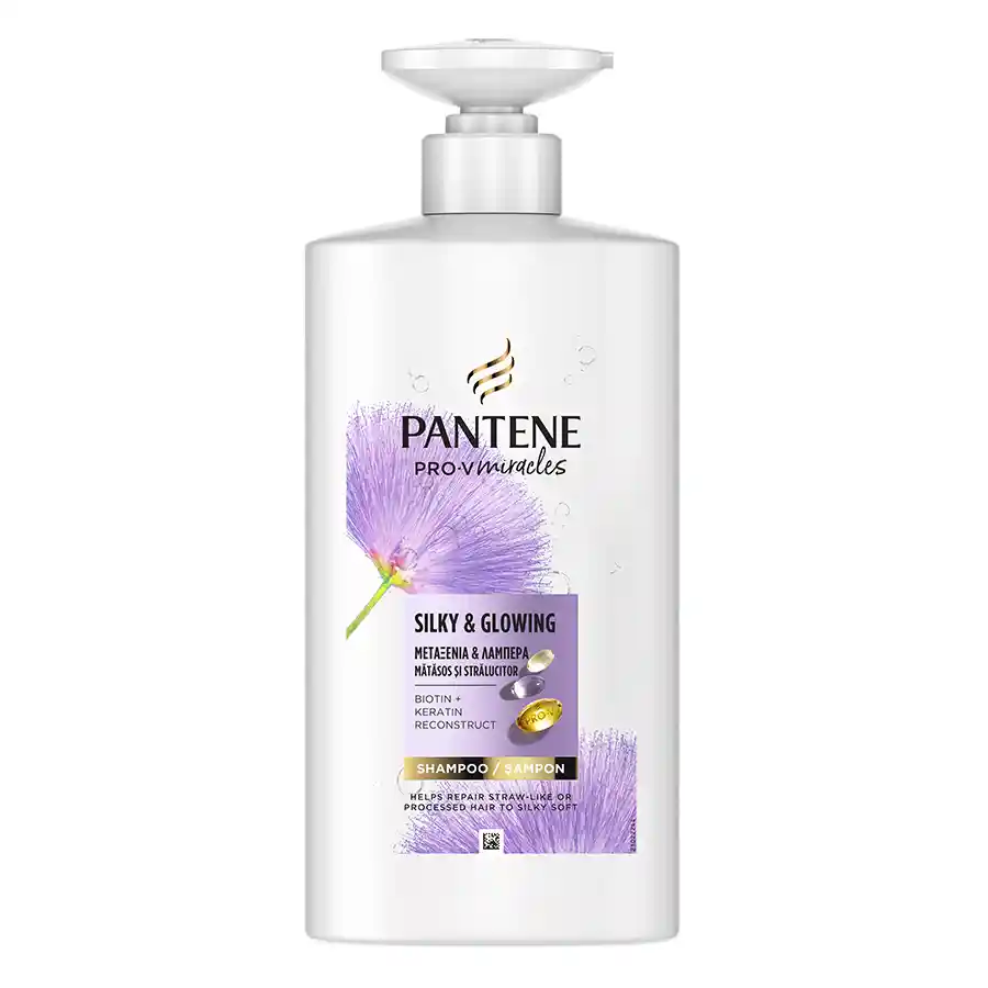 Pantene Pro-V Miracles Σαμπουάν Silk & Glowing 500ml.