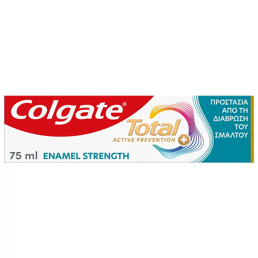 Colgate Total Active Prevention Plus Οδοντόκρεμα Enamel Strength 75ml.