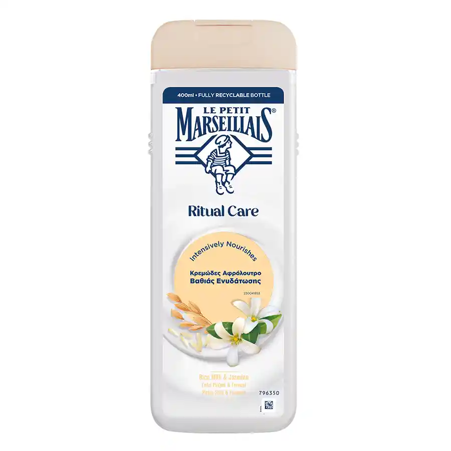 Le Petit Marseillais Αφρόλουτρο Γάλα Ρυζιού & Γιασεμί 400ml.