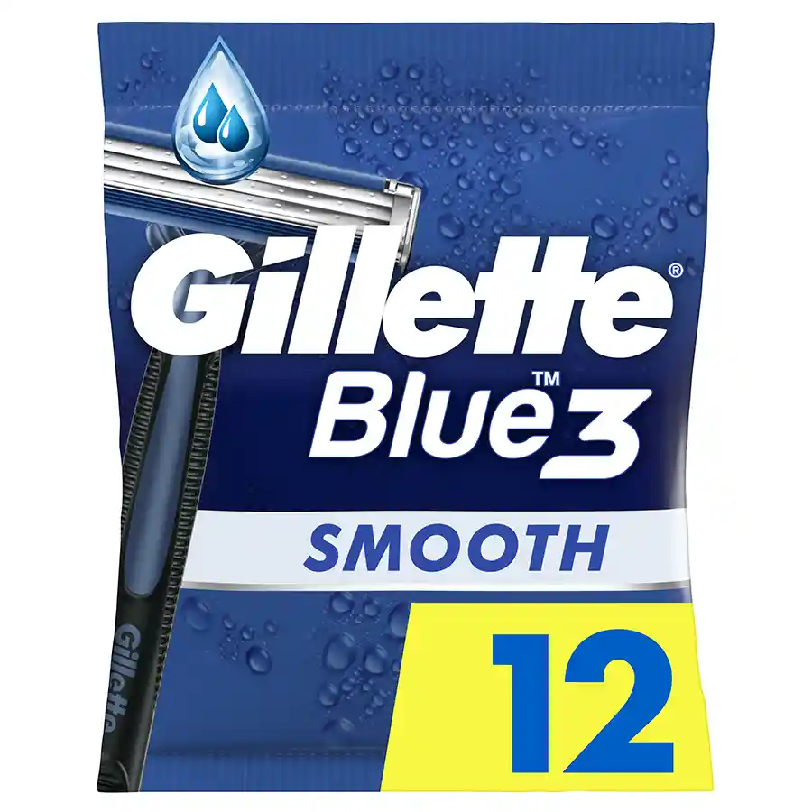 Gillette Blue3 Smooth Ξυραφάκια Μιας Χρήσης 12τεμ.