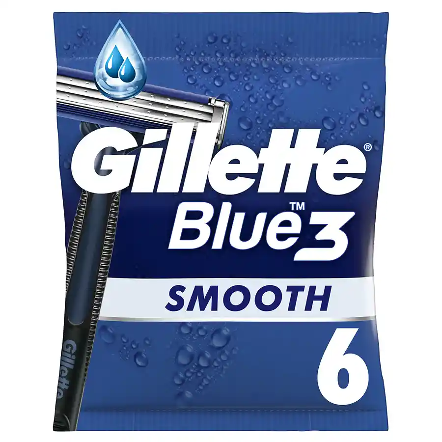 Gillette Blue3 Smooth Ξυραφάκια Μιας Χρήσης 6τεμ.