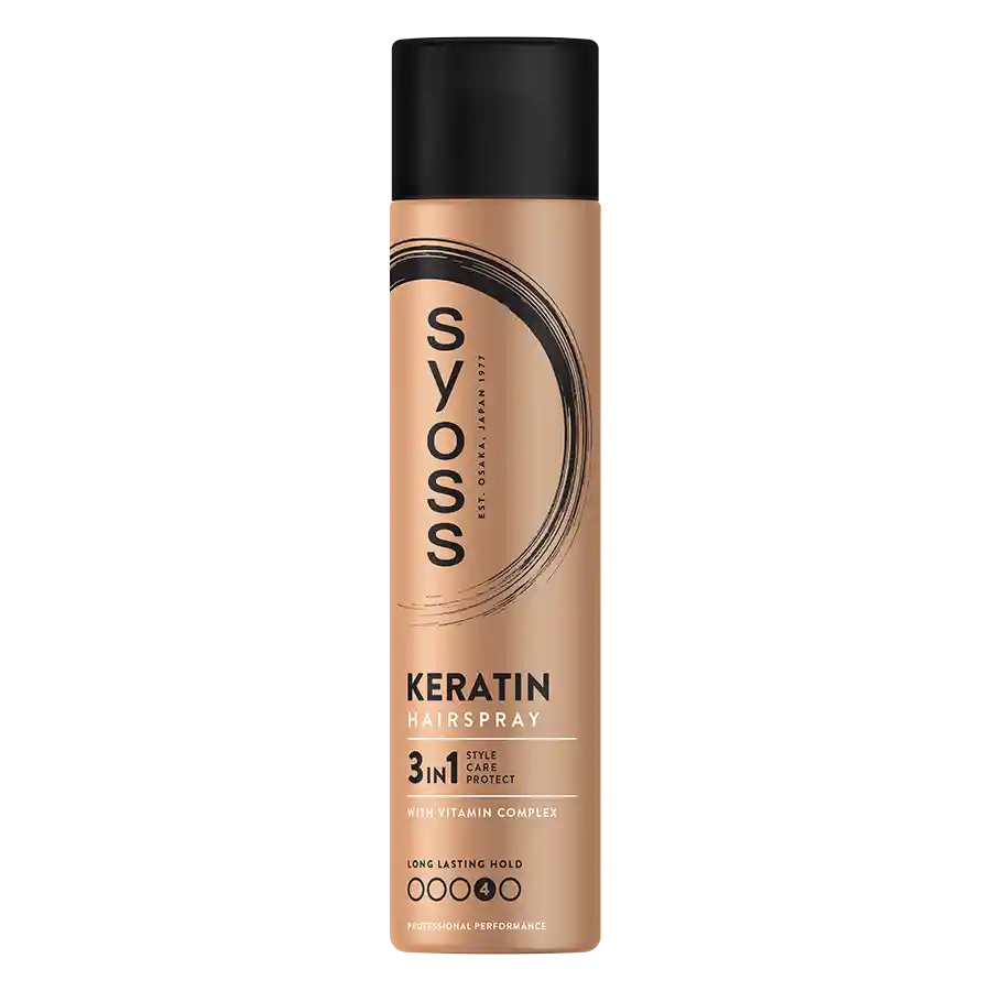 Syoss Keratin Λακ Μαλλιών No4  400ml.