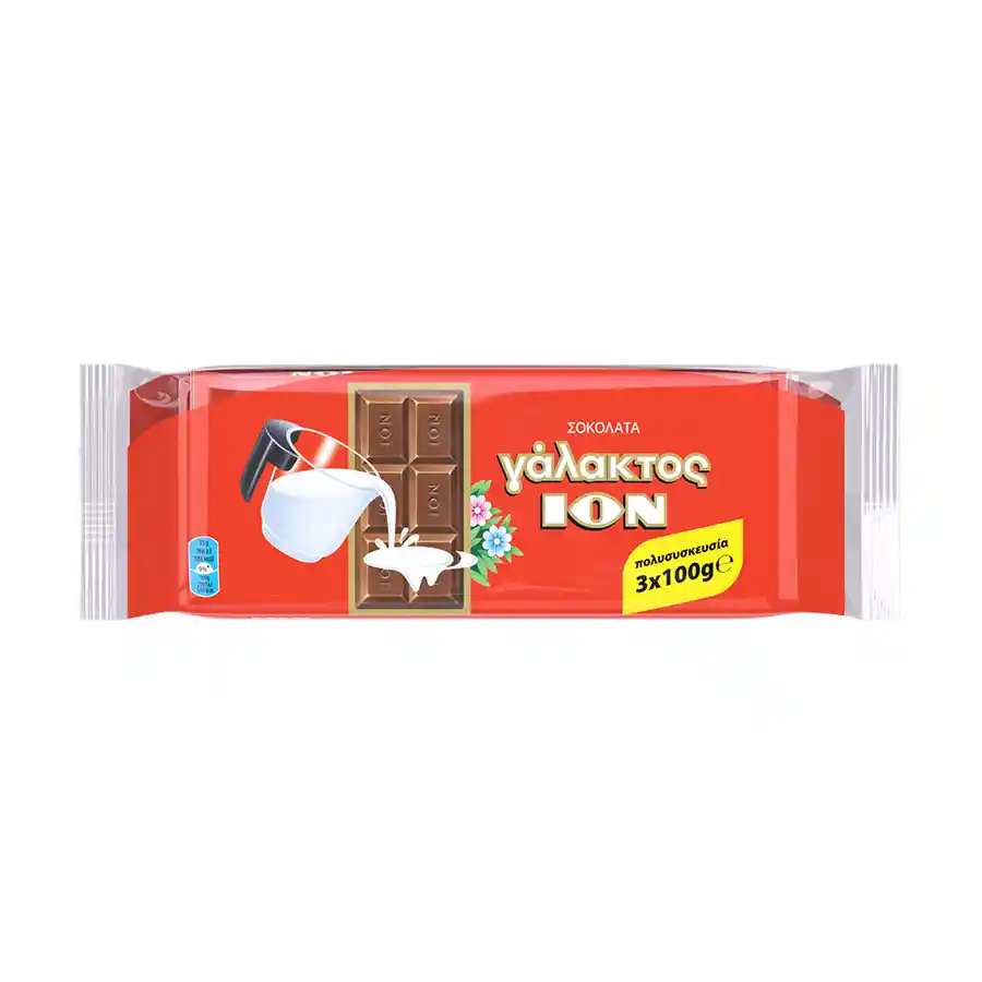Ίον Σοκολάτα Γάλακτος 3x100γρ.