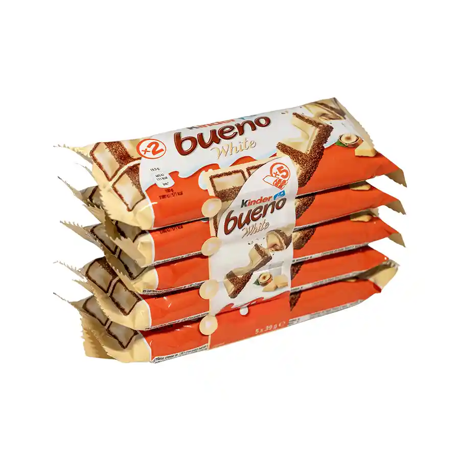 Ferrero Kinder Bueno Γκοφρέτα White 5x39γρ.