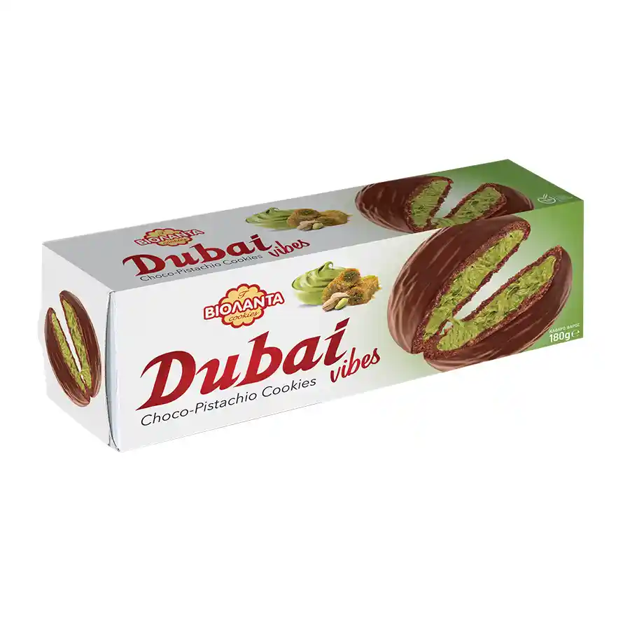 Βιολάντα Cookies Γεμιστά Με Κρέμα Dubai & Επικάλυψη Σοκολάτα 180γρ.