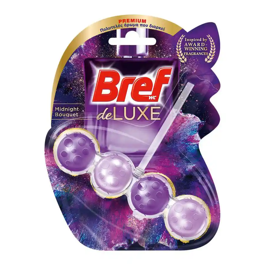 Bref Wc DeLuxe Μπλοκ Τουαλέτας Midnight Bouquet 50γρ.