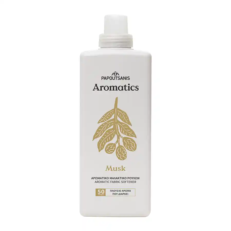 Papoutsanis Aromatics Μαλακτικό Ρούχων Musk 50mez. 1lt.