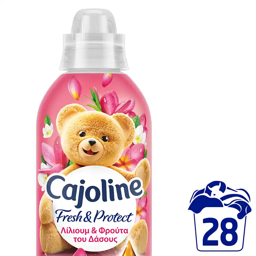 Cajoline Συμπυκνωμένο Μαλακτικό Ρούχων Red Fruits 28mez. 604ml.