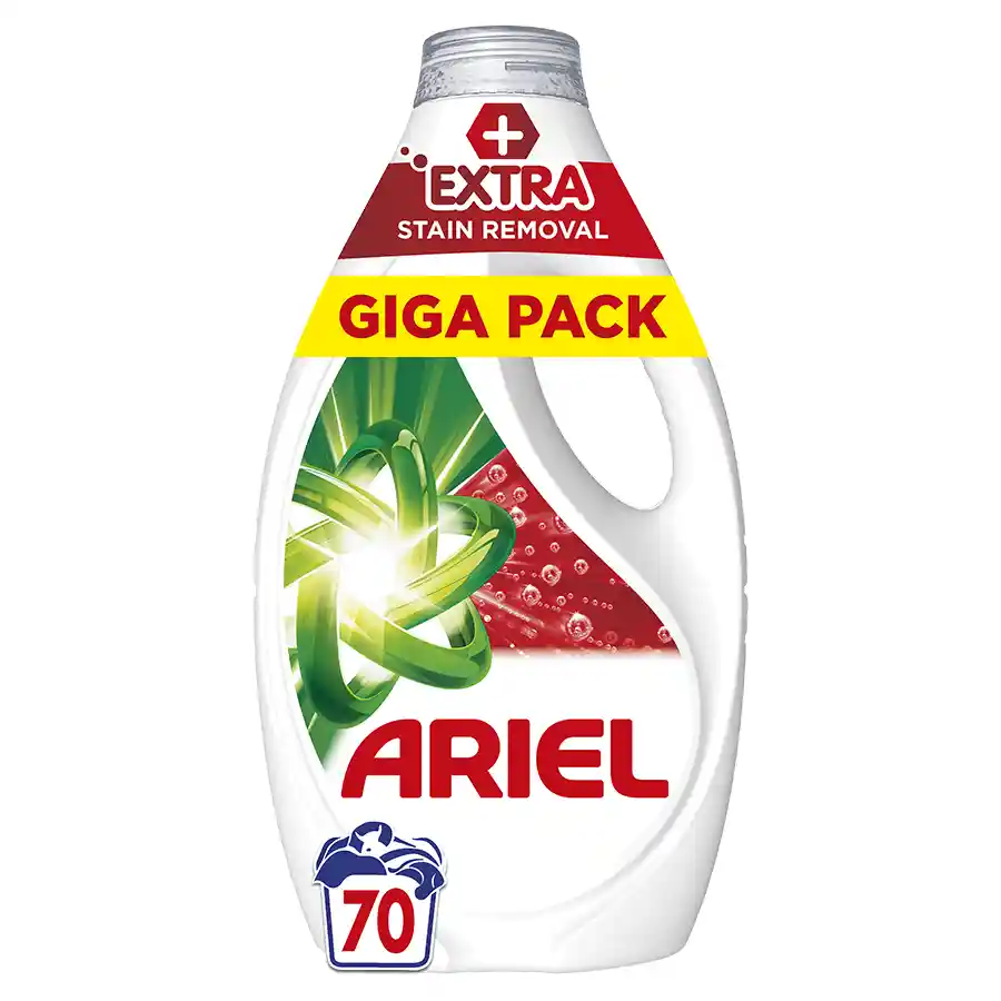 Ariel Extra Clean Υγρό Απορρυπαντικό Πλυντηρίου Ρούχων 70mez. 3,15lt.