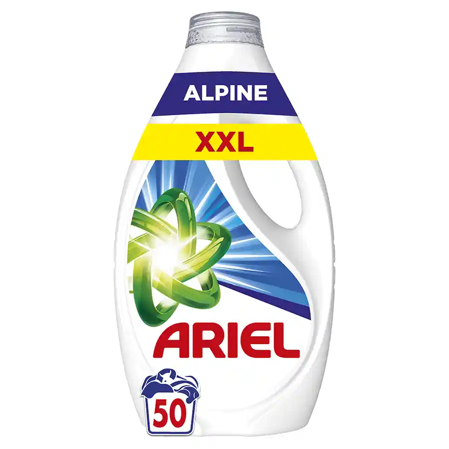 Ariel Υγρό Απορρυπαντικό Πλυντηρίου Ρούχων Alpine 50mez. 2,25lt.