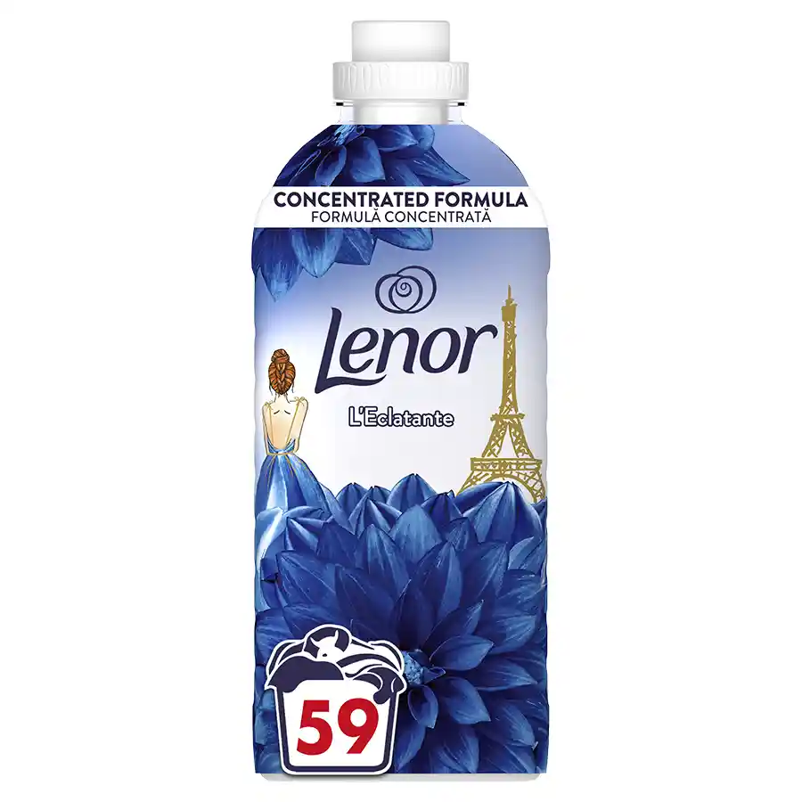 Lenor Συμπυκνωμένο Μαλακτικό Ρούχων Haute Coutoure L'Εclatante 59mez. 1,239lt.
