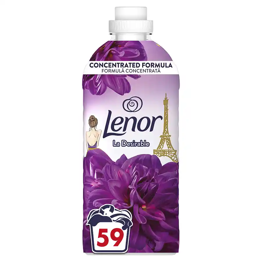 Lenor Συμπυκνωμένο Μαλακτικό Ρούχων Haute Coutoure La Desirable 59mez. 1,239lt.