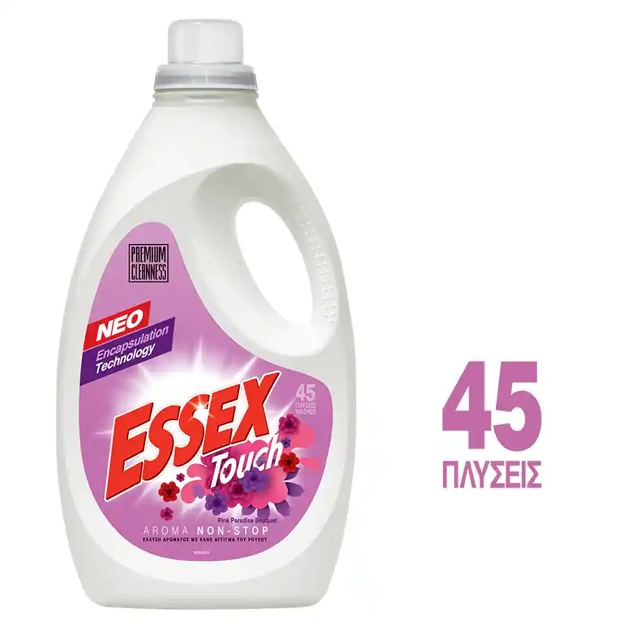 Essex Υγρό Απορρυπαντικό Πλυντηρίου Ρούχων Touch 45mez. 2,25lt.