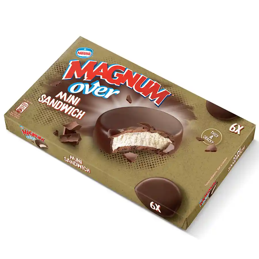 Nestle Magnum Over Παγωτό Μίνι Sandwich 6x58γρ./6x60ml.