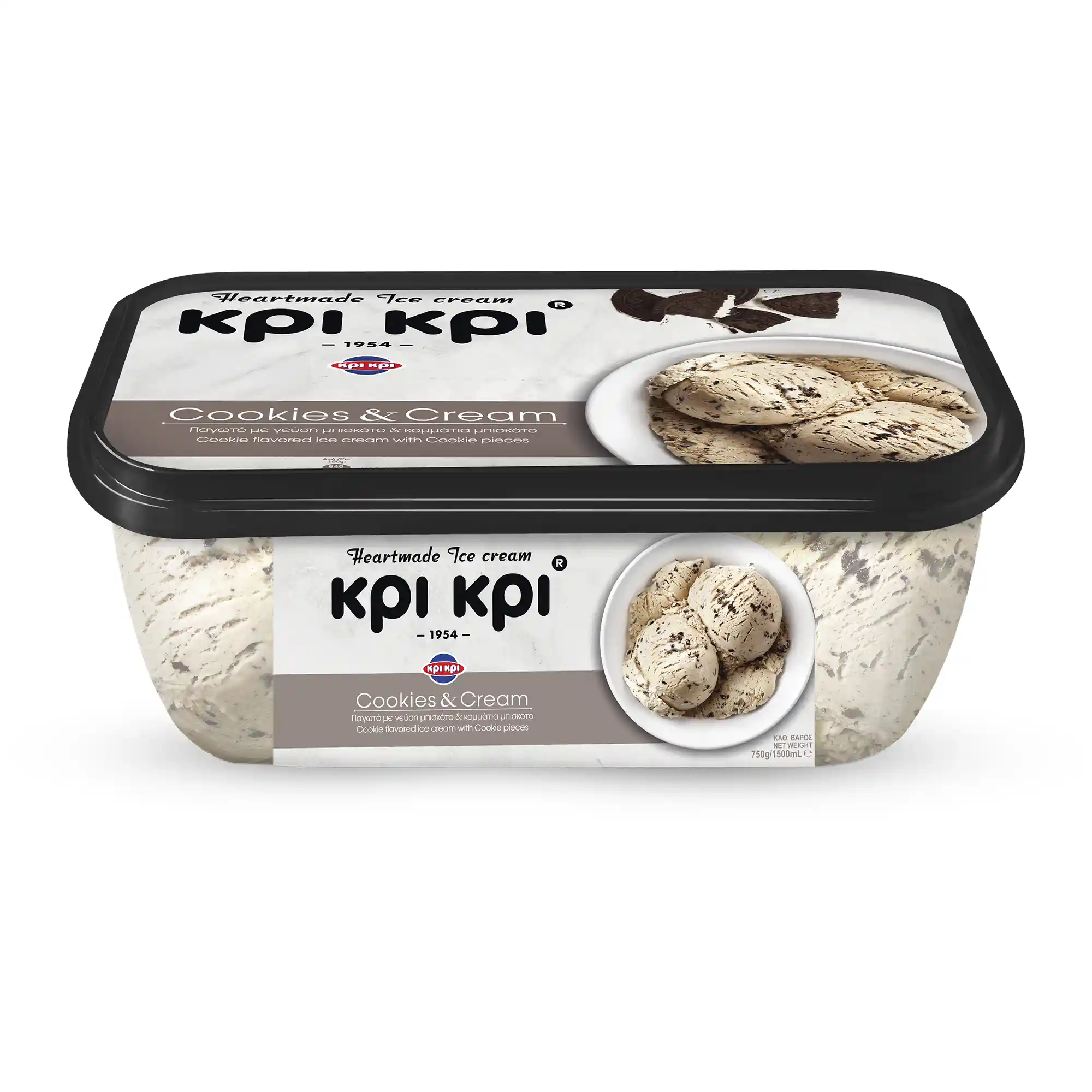 Κρι Κρι Παγωτό Heartmade Cookies 750γρ./1,5lt.
