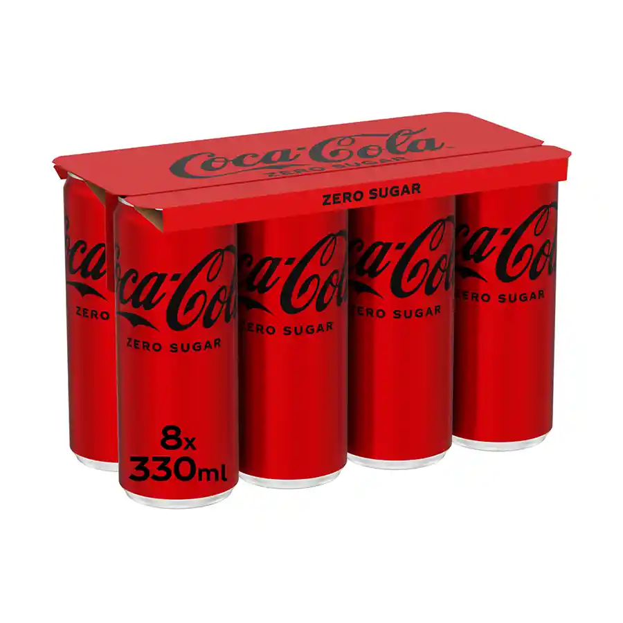 Coca Cola Zero 8x330ml.