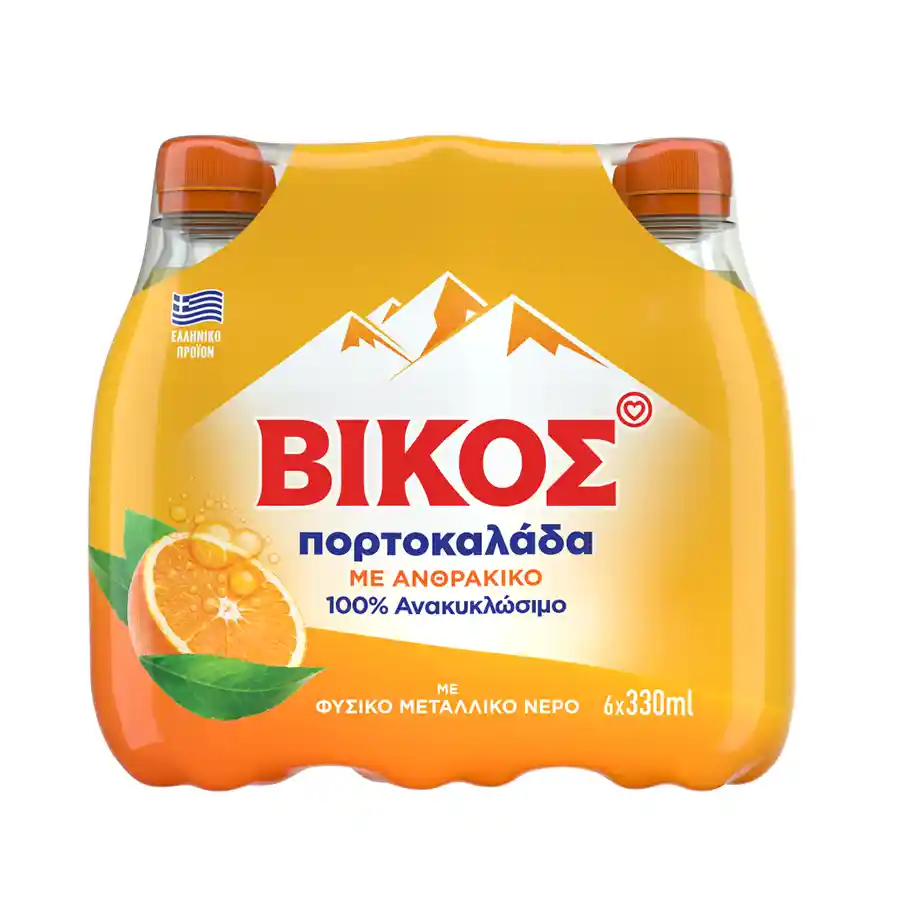 Βίκος Πορτοκαλάδα 6x330ml.