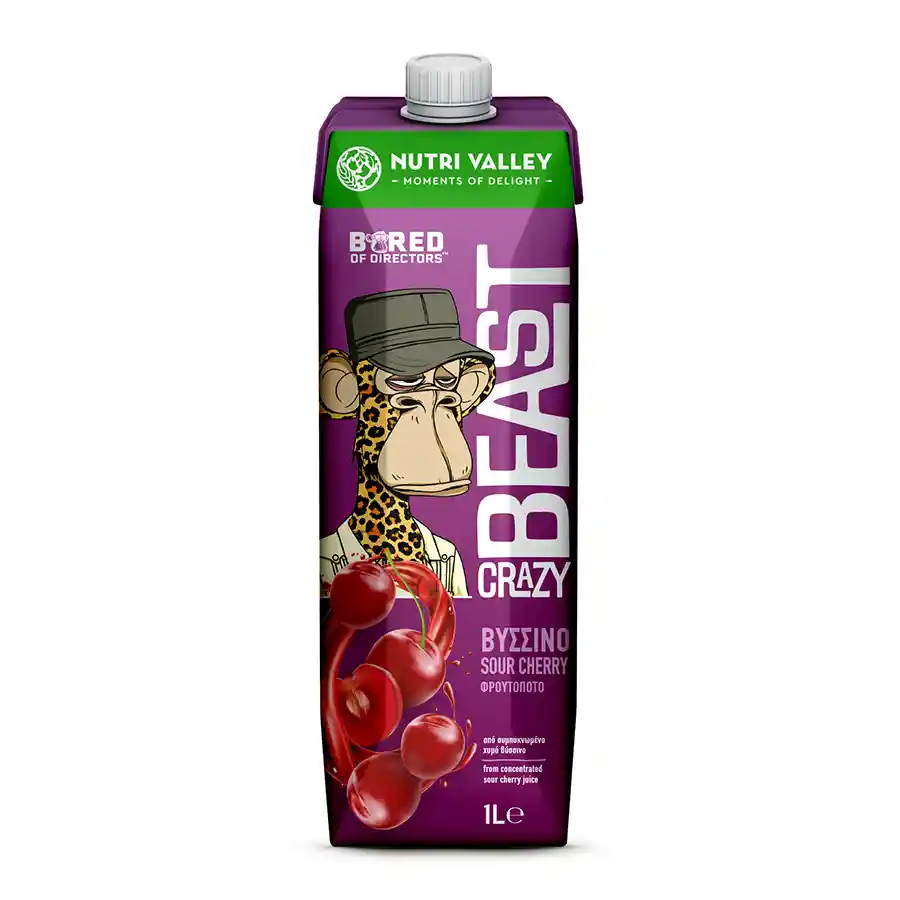 Nutri Valley Φρουτοποτό Bod Βύσσινο 1lt.