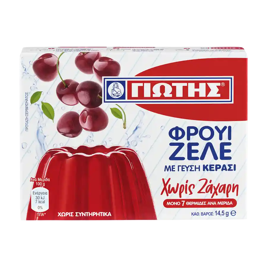Γιώτης Φρουί Ζελέ Κεράσι Χωρίς Ζάχαρη 14,5γρ.