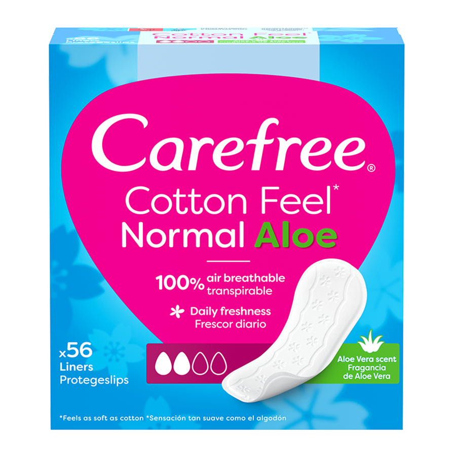 Carefree Σερβιετάκια Aloe Vera 56τεμ.