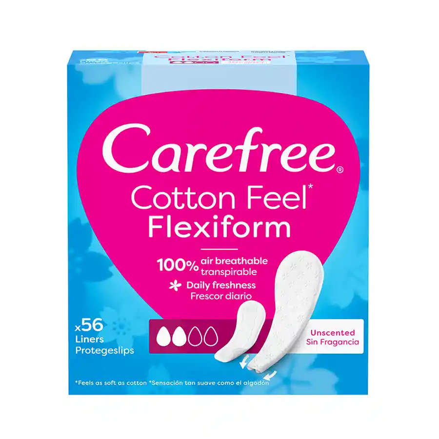 Carefree Σερβιετάκια Flexiform White 56τεμ.