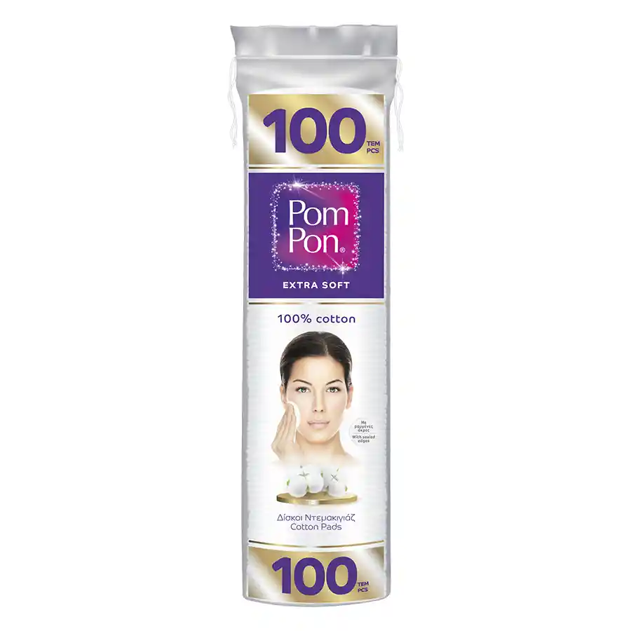 Pom Pon Δίσκοι Ντεμακιγιάζ 100τεμ.