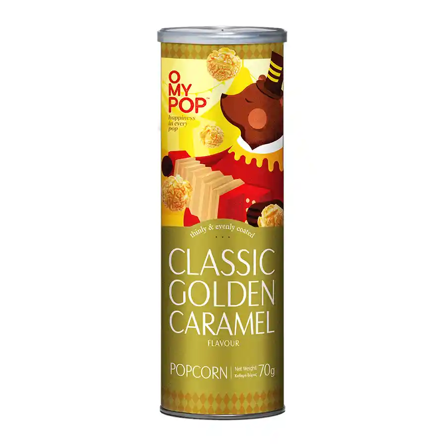 O My Pop Popcorn Golden Caramel 70γρ.
