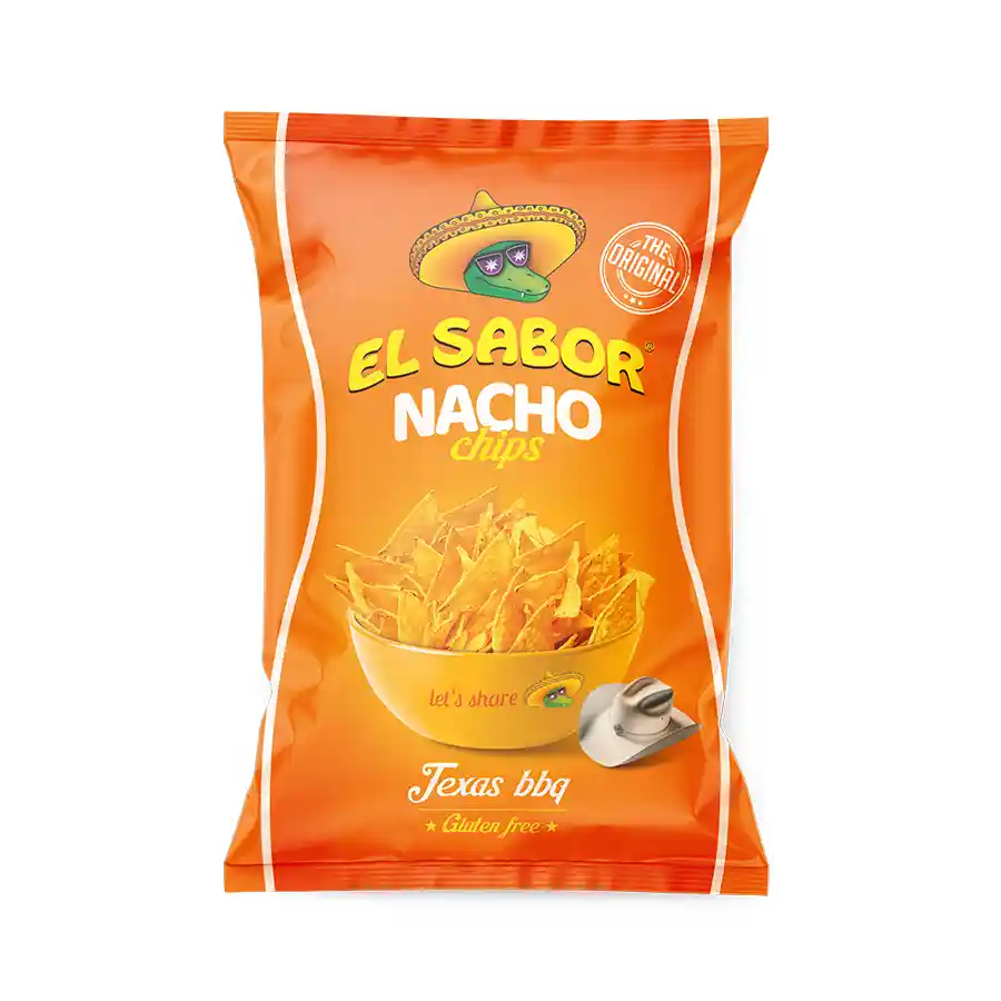 El Sabor Nacho Τσιπς Texas Barbeque 100γρ.