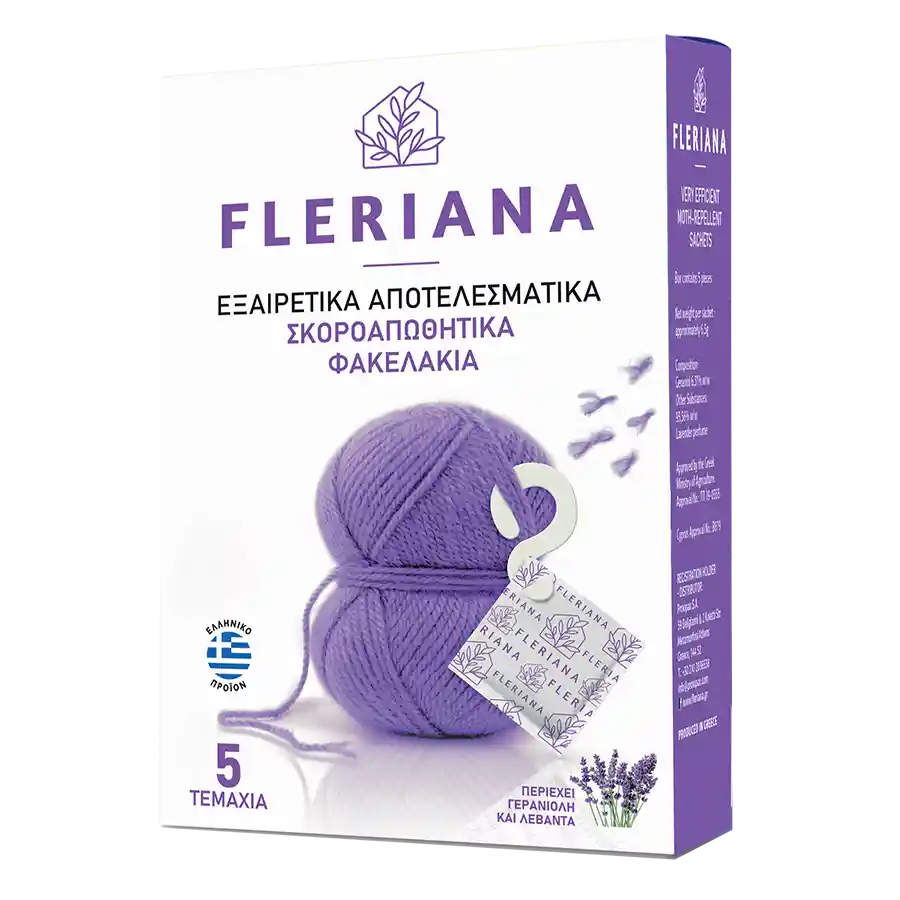 Fleriana Σκοροαπωθητικό Άρωμα Λεβάντας 5τεμ.