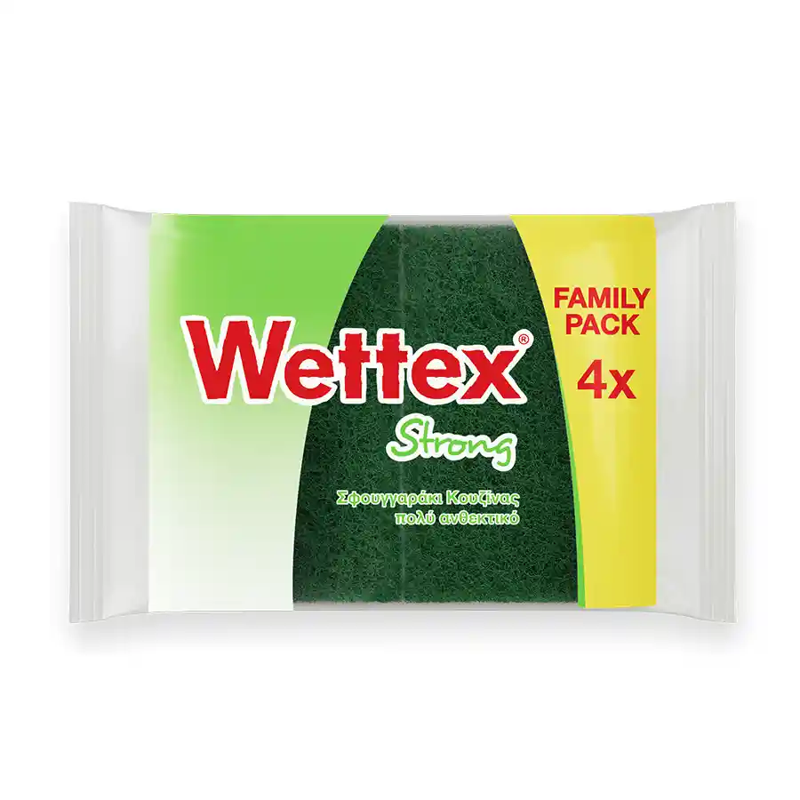 Wettex Σφουγγαράκια Κουζίνας Family Pack 4τεμ.