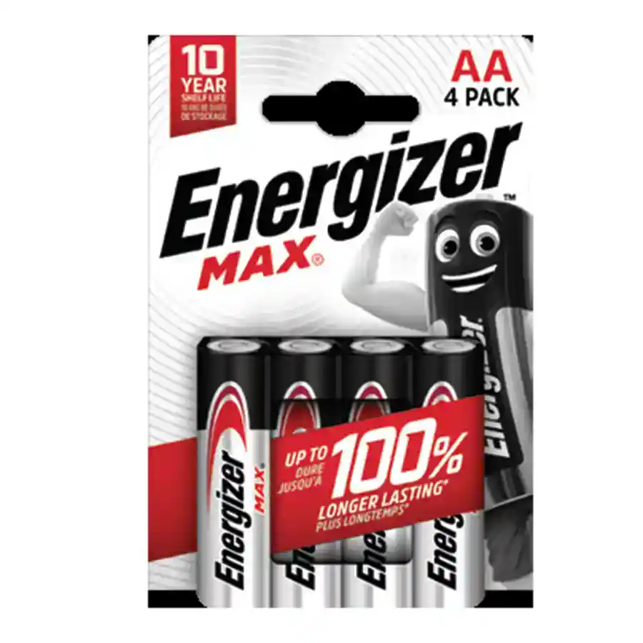 Energizer Max Μπαταρίες Αλκαλικές AA 4τεμ.