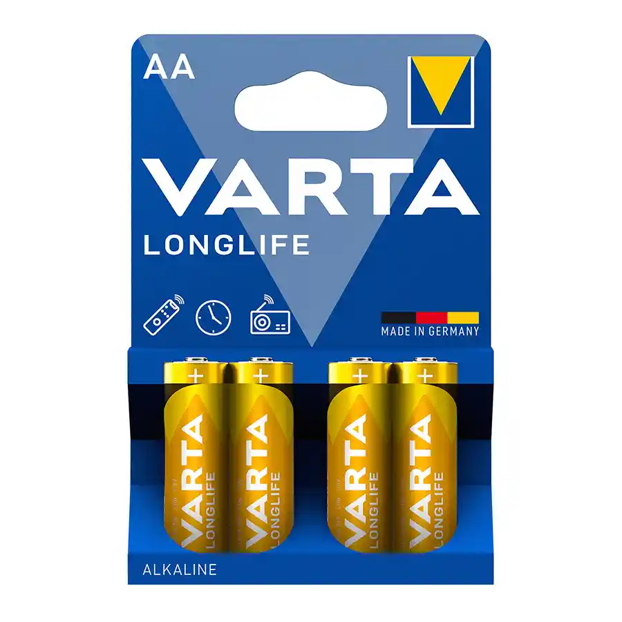 Varta Longlife Μπαταρίες Αλκαλικές AA 4τεμ.