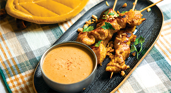 Κοτόπουλο satay